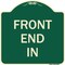 Signmission Designer Series Sign Front End In, Green & Tan Heavy-Gauge Aluminum Sign, 18" x 18", G-1818-23938 A-DES-G-1818-23938 - alternate 1